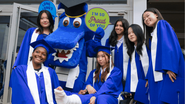 A slideshow of members of ISB's Class of 2025 enjoying various school activities