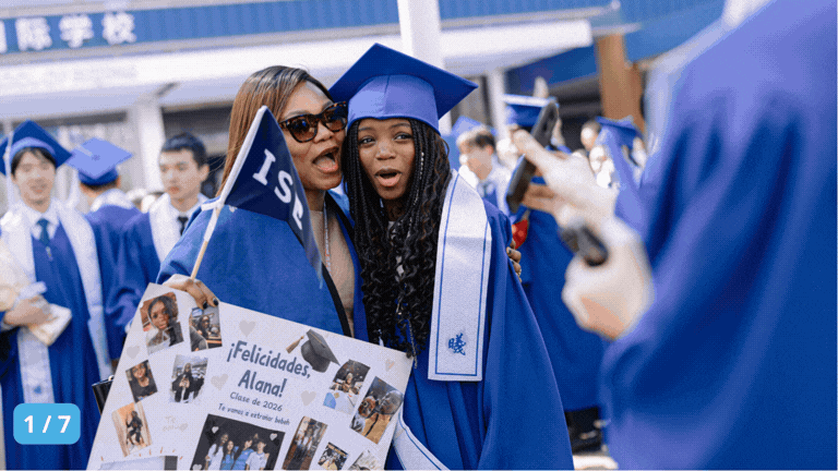 A slideshow of images of members of the Class of 2026